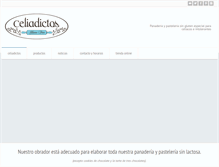 Tablet Screenshot of celiadictos.com